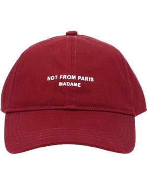 Drole de Monsieur Cappello Da Baseball Con Slogan - Red