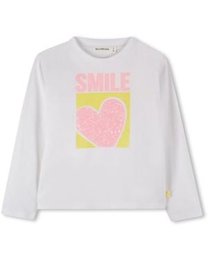 Billieblush "Heart Smile" T-Shirt - White