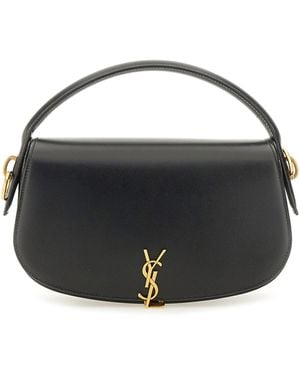 Saint Laurent Voltaire" Bag With Logo - Black