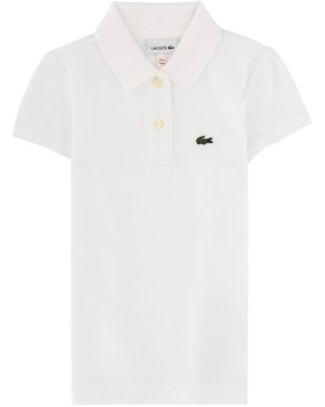 Lacoste Polo Maniche Corte Con Logo - White