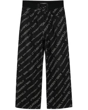 KARL LAGERFELD Trousers - Black