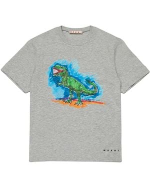 Marni T-Shirt "Dino" - Grey