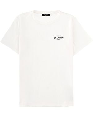 Balmain T-Shirt Con Logo - White