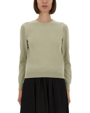 Maison Margiela Wool Crew Neck T-Shirt - Green