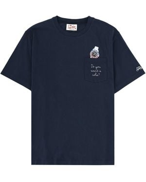 MC2 Saint Barth Classic Cotton T-Shirt - Blue