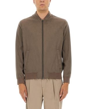 Herno "Resort" Bomber Jacket - Brown