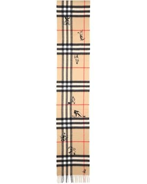 Burberry Sciarpa "Check Mates" - Metallic