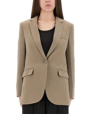 MICHAEL Michael Kors Crepe Blazer - Natural