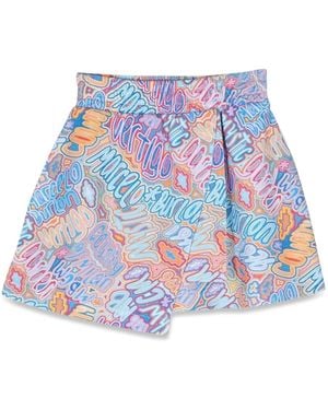 Marcelo Burlon Panel Sweatskirt - Bianco