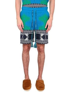 Alanui Piquet Bermuda - Blue