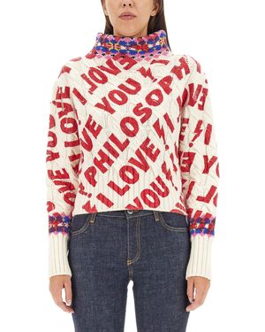 Philosophy Di Lorenzo Serafini Maglia I Love You Philosophy - Rosso
