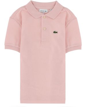 Lacoste Polo Con Logo - Pink