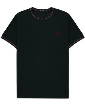 Fred Perry T-Shirt With Logo - Black