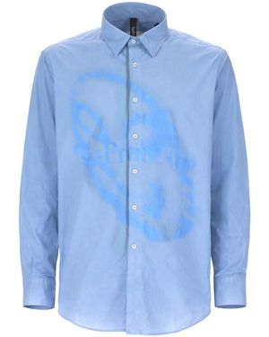 No Problemo Camicia Con Stampa Logo - Blue