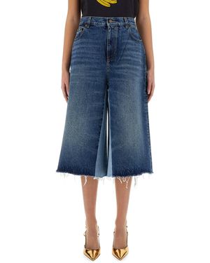 Chloé Patchwork Shorts - Blue