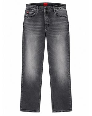 HUGO Jeans 634" Con Patch Logo - Gray