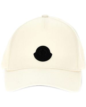 Moncler Cappello Da Baseball Con Logo - Natural