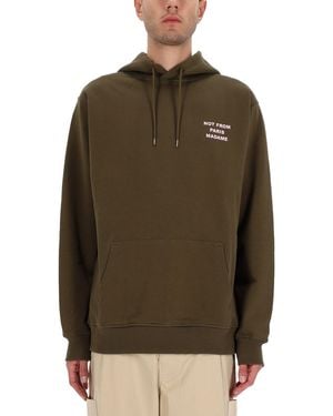 Drole de Monsieur "Slogan" Sweatshirt - Green