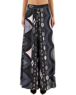 PUCCI Pants With Necklace Print - Black