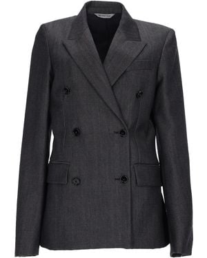 Balenciaga Giacca Sartoriale Doppiopetto - Black