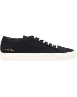 Common Projects Low-Top Canvas Sneakers - Black