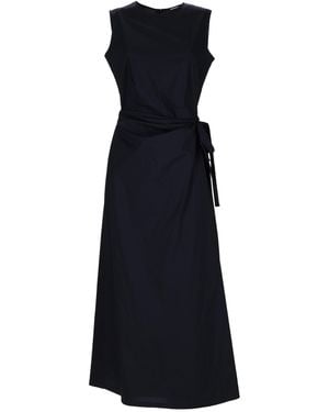 Aspesi Round Neck Maxi Dress - Black