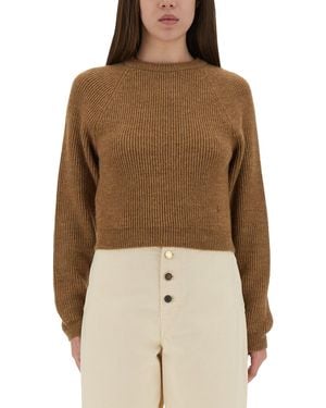 Moschino Cropped Shirt - Natural