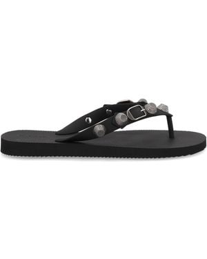 Balenciaga Sandalo Infradito "Cagole" - Black