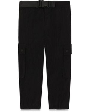 Dolce & Gabbana Cargo Pants With Belt - Black