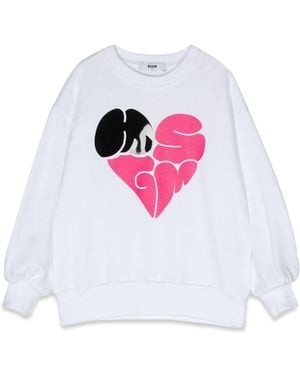 MSGM Over Sweatshirt - White