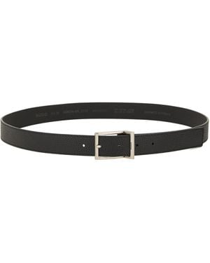 HUGO Leather Belt - Black