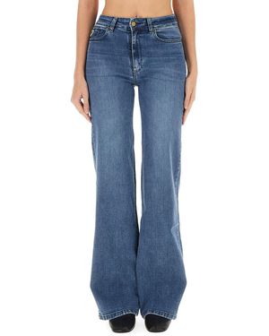 Lois "Palazzo" Trousers - Blue