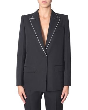 Givenchy Wool Blazer With Strass - Black