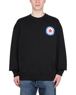 KENZO Sweatshirt With Logo - Black