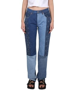 Marine Serre Jeans - Blue