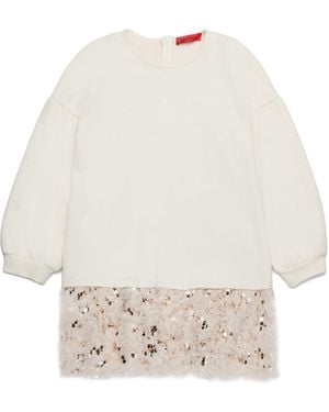 MAX&Co. Knit Sheath Dress - White