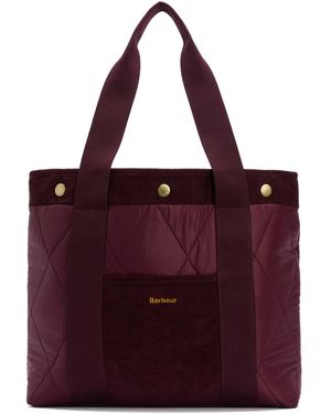 Barbour "Healy" Tote Bag - Purple