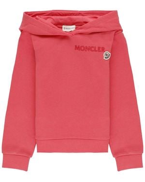 Moncler Kids Logo Sweatshirt - Red