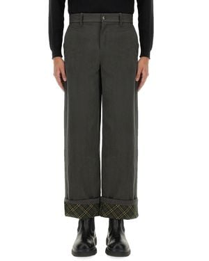 Burberry Cotton Pants - Black