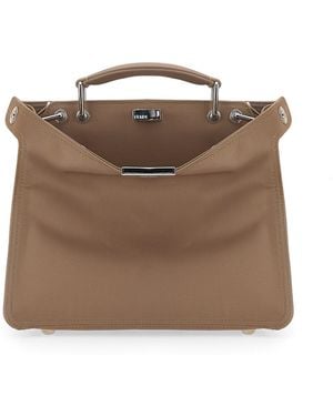 Fendi "Peekaboo Iseeu" Bag Small - Brown