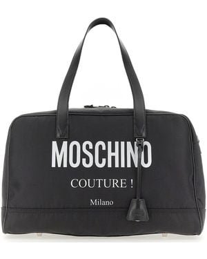 Moschino Borsone Da Viaggio - Nero