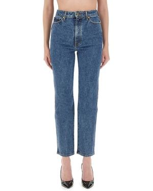 KHAITE Abigail Stretch Jeans - Blue