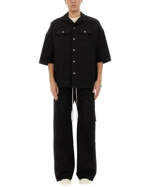 Rick Owens Cotton Shirt - Black