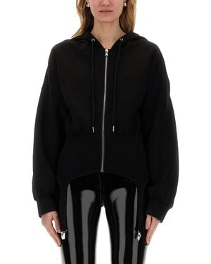Fiorucci Sweatshirt With Suspenders - Black