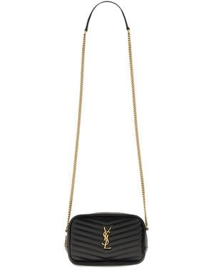 Saint Laurent Mini "Lou" Bag - White