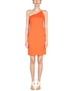 DSquared² One-Shoulder Dress - Orange