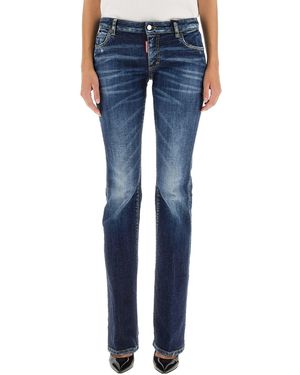 DSquared² Jeans Flare Twiggy - Blu