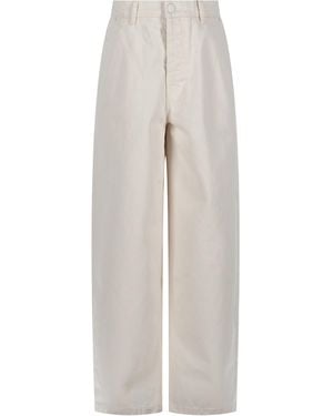 Ami Paris Pantalone Ampio - White