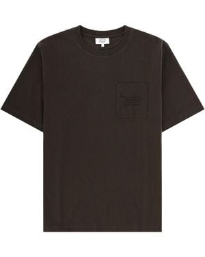 Maison Kitsuné Solid Crew Neck T-Shirt - Black