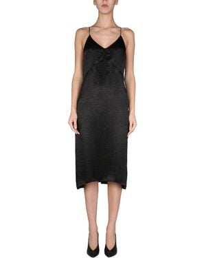 DSquared² ABITO SOTTOVESTE CON SCOLLO A CUORE - Nero